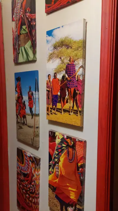 Conjunto de cuadros decorativos con temática africana - miniatura 4