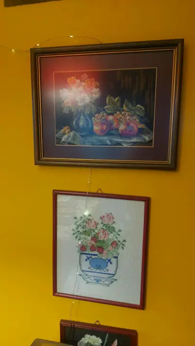 Cuadros decorativos bordados a mano - miniatura 2
