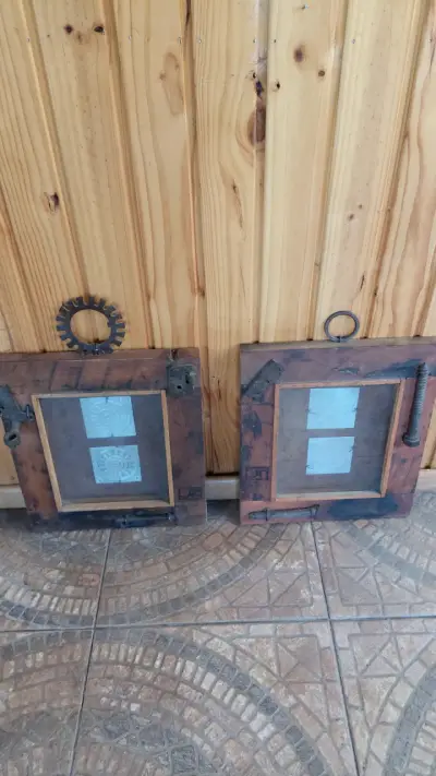 Cuadros decorativos rústicos con engranaje - miniatura 3