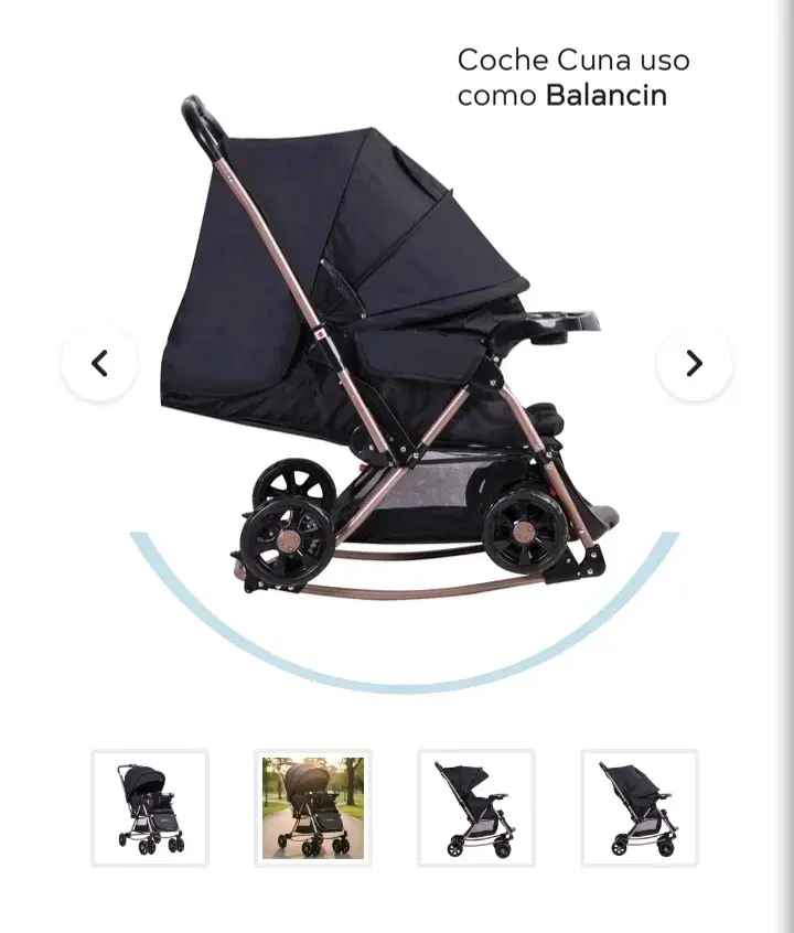 Coche de bebé Bebesit con ruedas 360° - 2