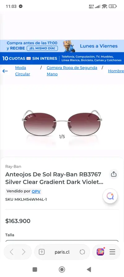 Set de Gafas de Sol Ray-Ban Variados - miniatura 2