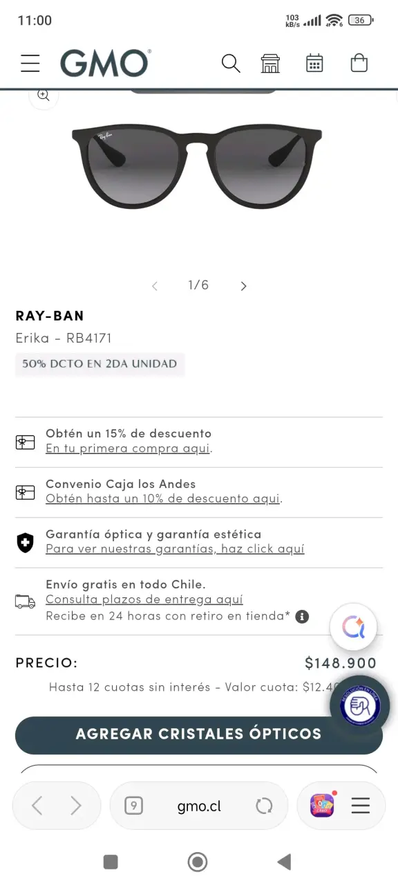 Set de Gafas de Sol Ray-Ban Variados - 5