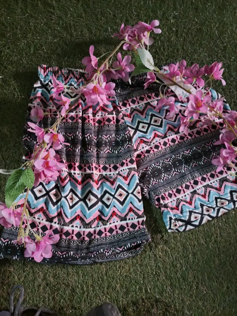 Conjunto de pijama para mujer con short estampado - 3