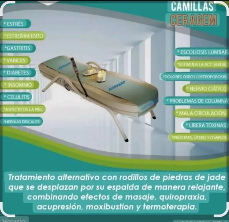 Camilla de Jade con accesorios - 2