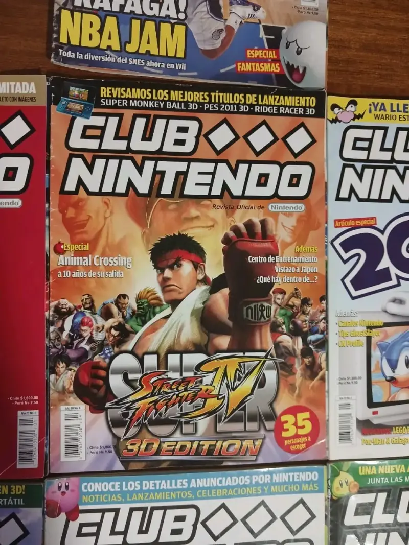 Colección de revistas Club Nintendo año 20 - 4