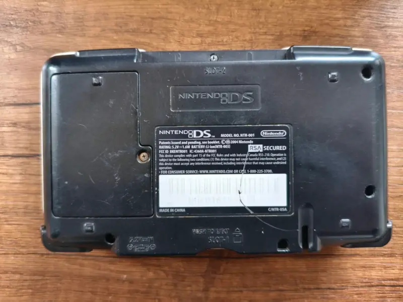 Consola Nintendo DS Fat plateada en buen estad - 2