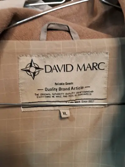 Chaqueta David Marc beige para hombre - miniatura 2