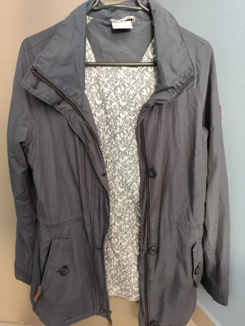 Chaqueta Columbia gris azulino para mujer talla S - 1