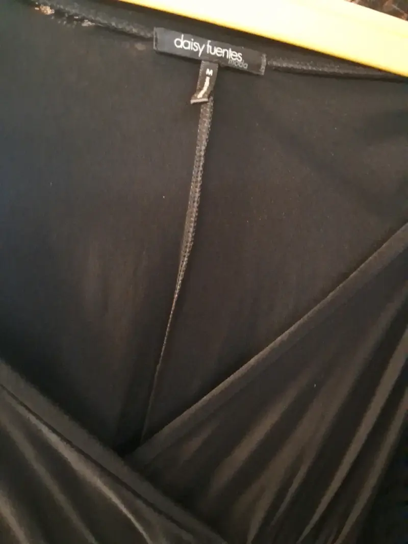 Vestido negro elegante Daisy Fuentes - 2