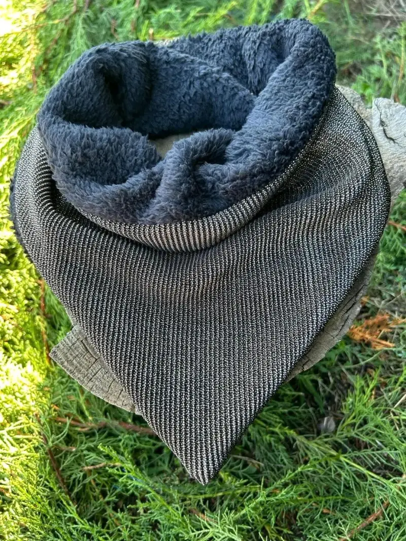 Bandana brillos con forro polar
