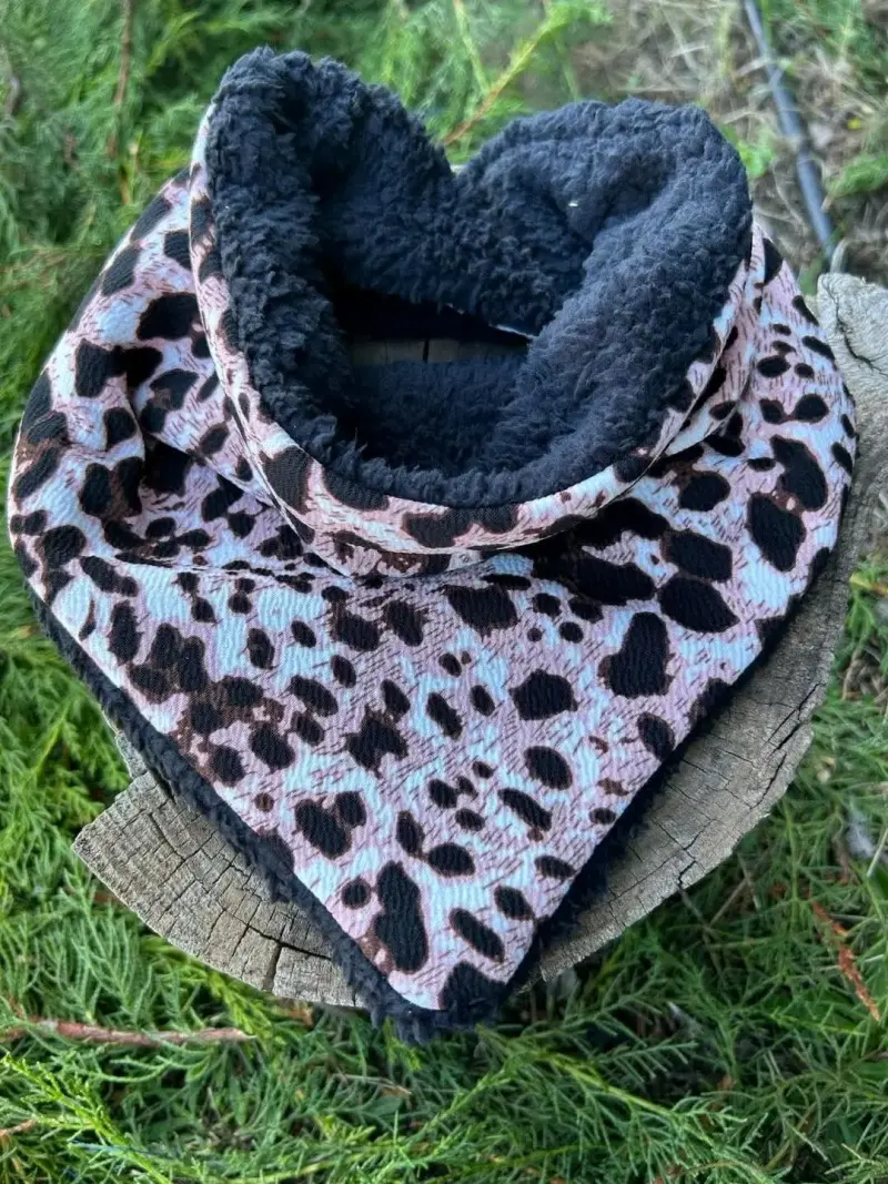 Bandana polar estampado animal print