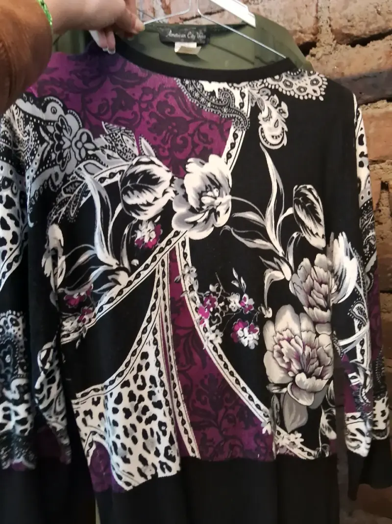 Cardigan estampado floral White House Black Market - 3