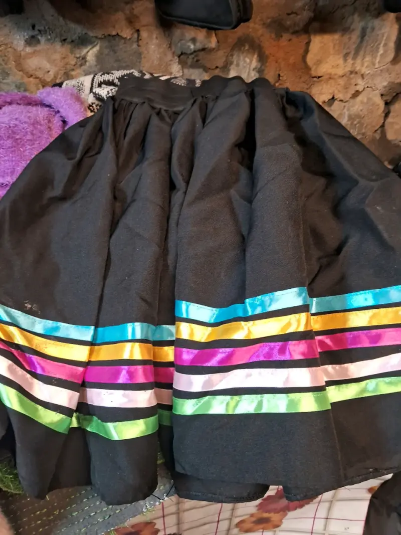 Falda para baile nortino