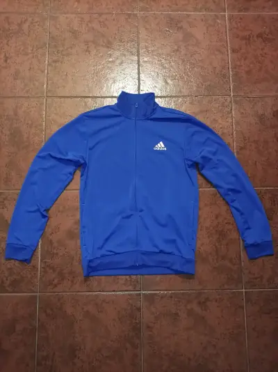 Chaqueta deportiva azul Adidas para hombre - miniatura 1