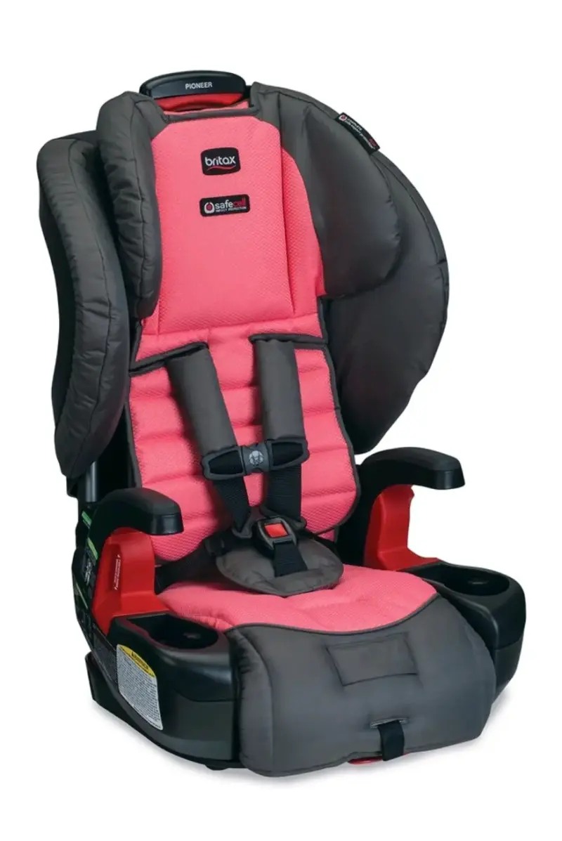 Silla de auto Britax Pioneer rosa y gris