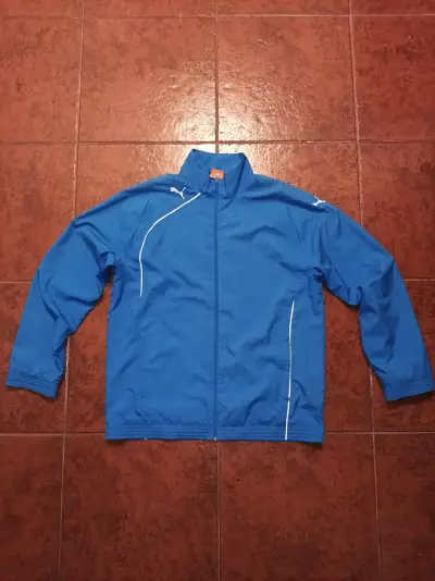 Chaqueta deportiva azul Puma para hombre - miniatura 1