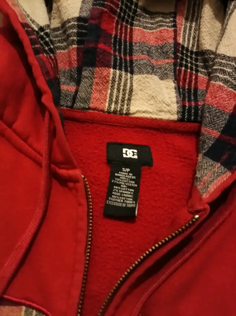 Polerón con capucha rojo DC para hombre - 2