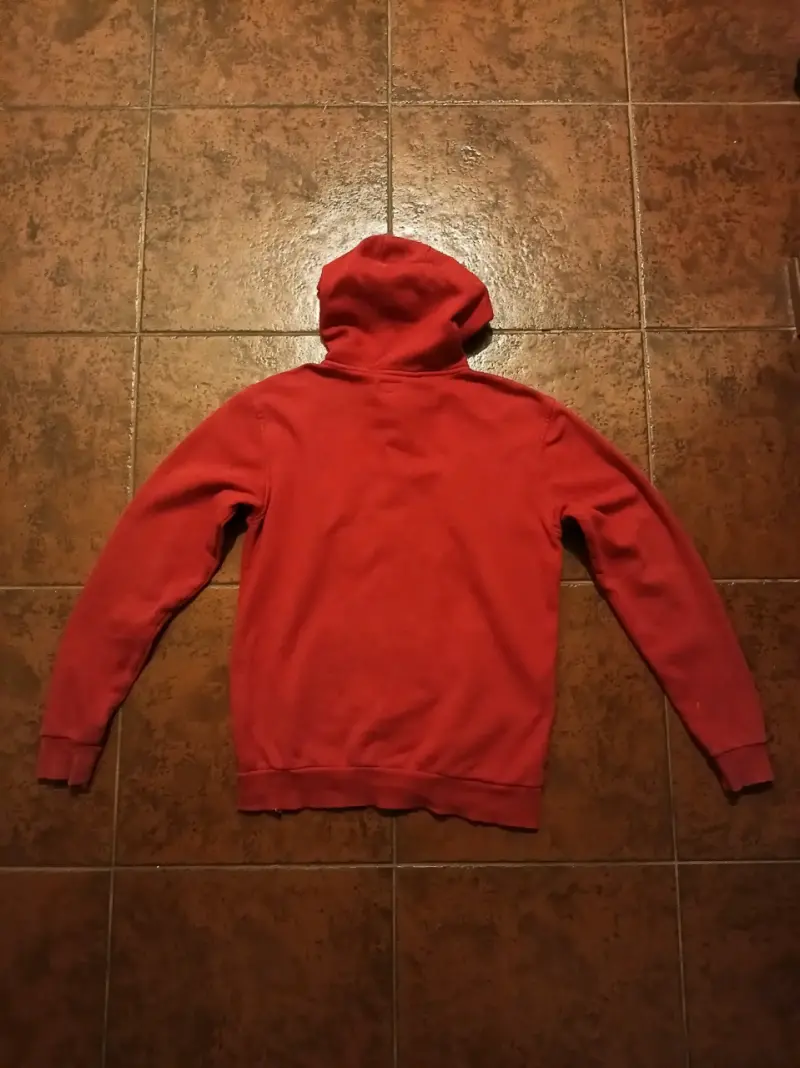 Polerón con capucha rojo DC para hombre - 3