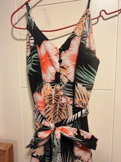 Vestido largo floral tropical - Talla única - miniatura 2