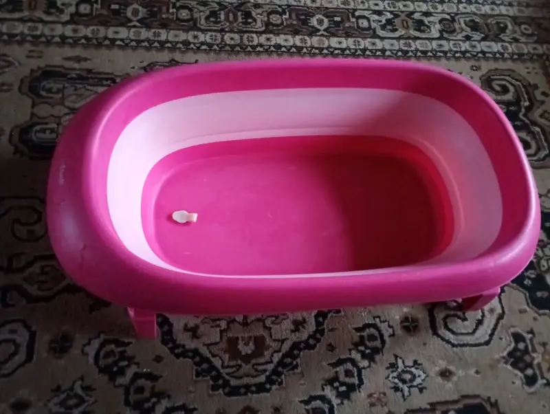 Bacinica infantil Baby Babie rosa con diseño de oso - 3