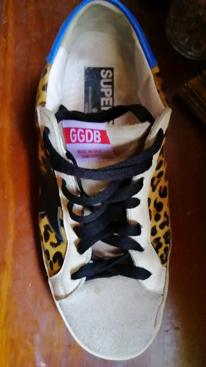 Zapatillas de Leopardo GGDB con Estrella Negra - 1