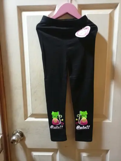 Leggings de niña con estampado colorido - miniatura 1
