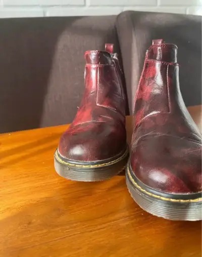 Botines burdeos con glitter hush puppies - miniatura 2
