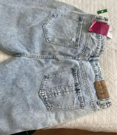 Jeans Crop Flare Americano Tiro Alto - miniatura 1