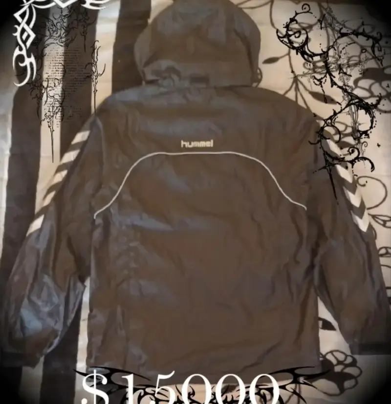 Cortavientos negro Y2K Hummel - 3