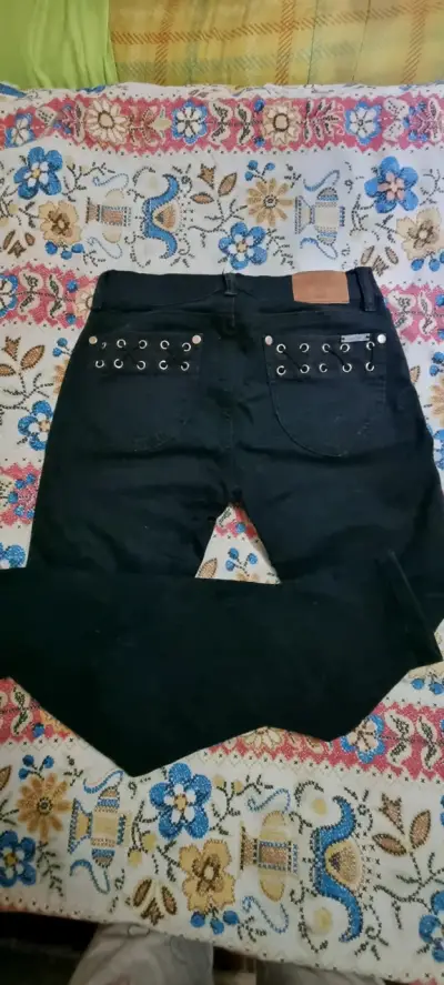 Jeans negros Ricciardi talla 36 - miniatura 1