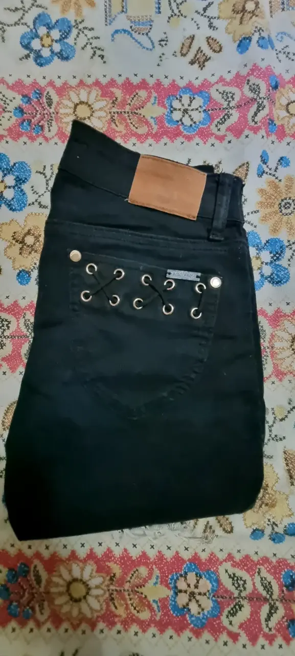 Jeans negros Ricciardi talla 36 - 2