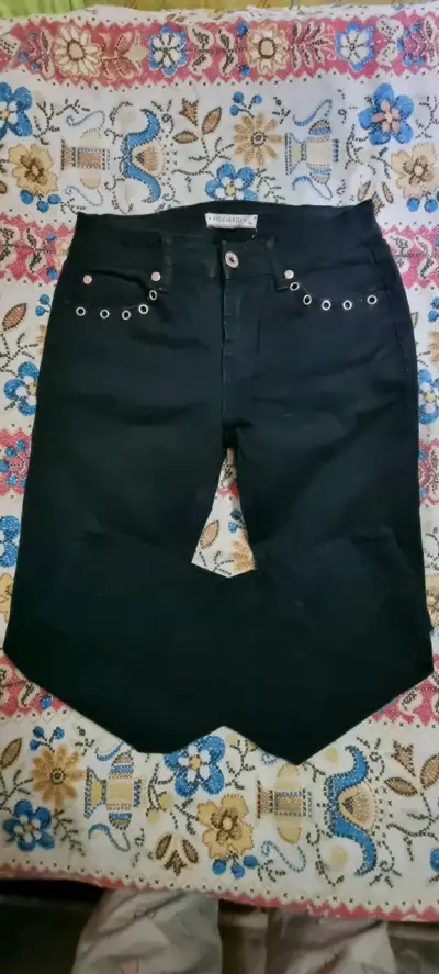 Jeans negros Ricciardi talla 36 - miniatura 3