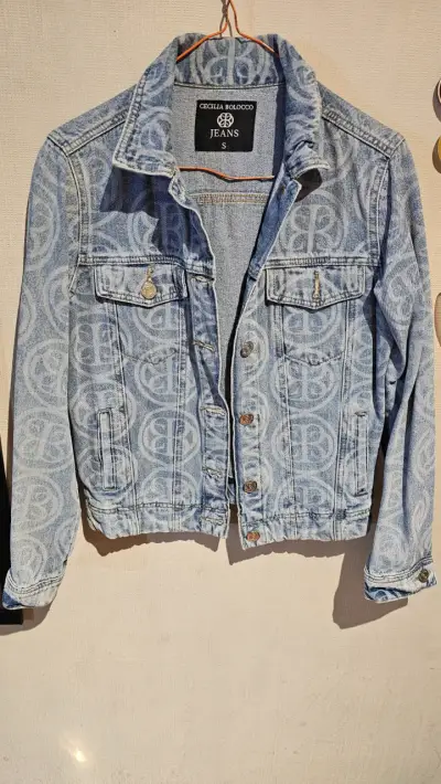 Chaqueta de mezclilla Cecilia Bolocco estampada - miniatura 3