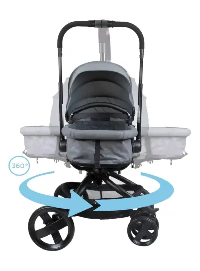 Coche de bebé Infanti I-Giro con silla de auto - miniatura 5