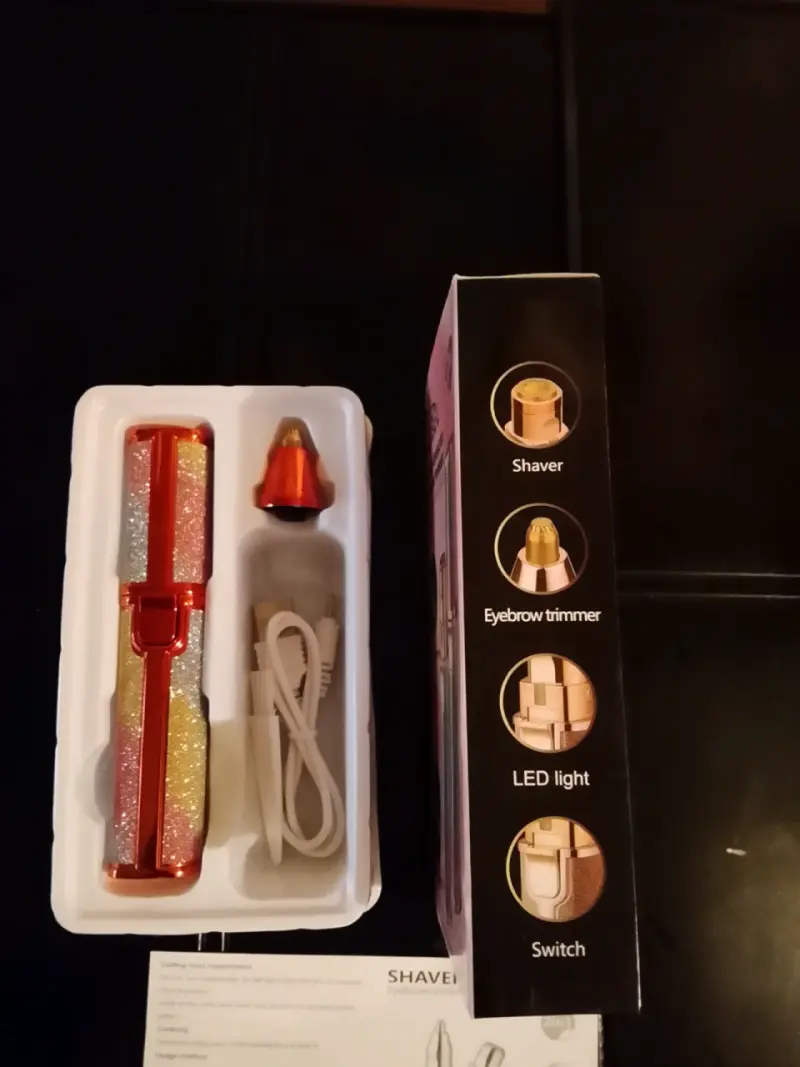 Depilador facial femenino Tasbel con luz LED - 3