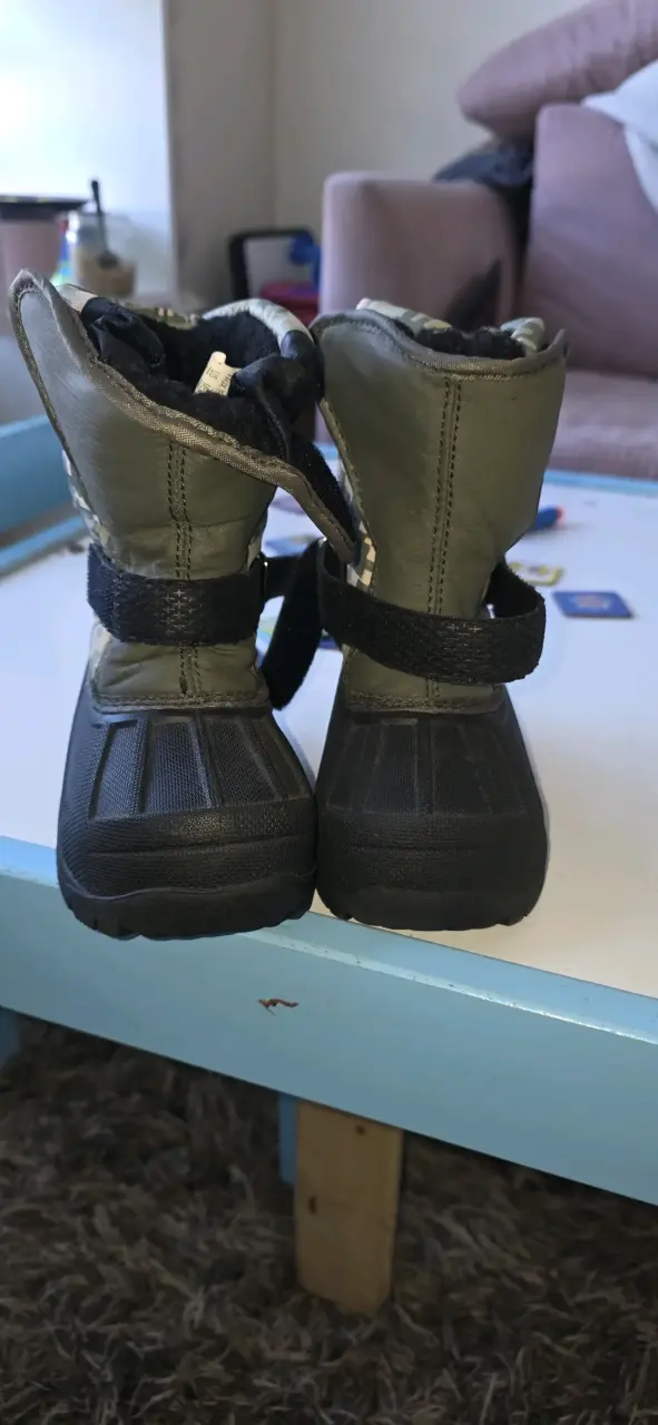 Botas de invierno talla 24 para niños impermeables - 1
