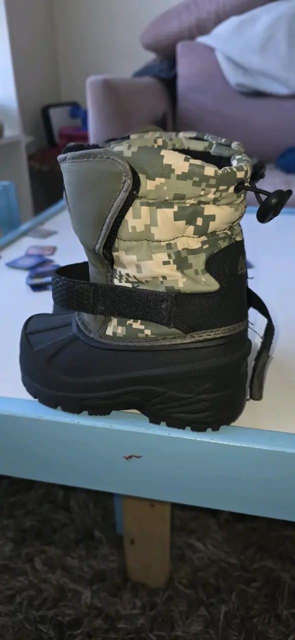 Botas de invierno talla 24 para niños impermeables - 2