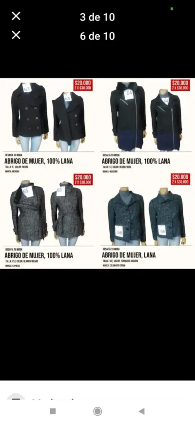 Abrigo de Hombre Negro Perry Ellis 100% Lana - miniatura 5