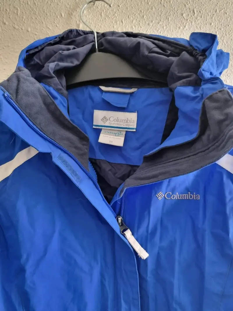 Chaqueta impermeable azul Columbia para mujer - 2