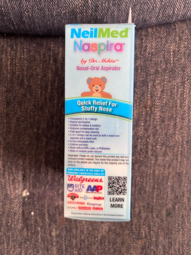 Aspirador nasal-oral NeilMed Naspira para bebés - 4
