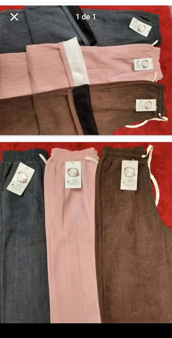 Pantalones de pana para mujer en varios colores