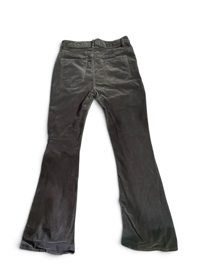 Pantalones marrón cotele para mujer - 3