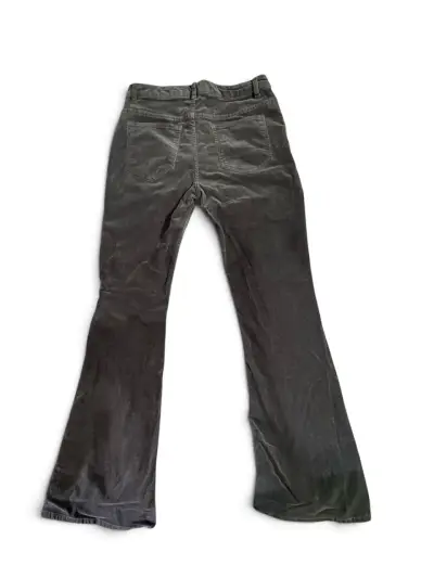 Pantalones marrón cotele para mujer - miniatura 3