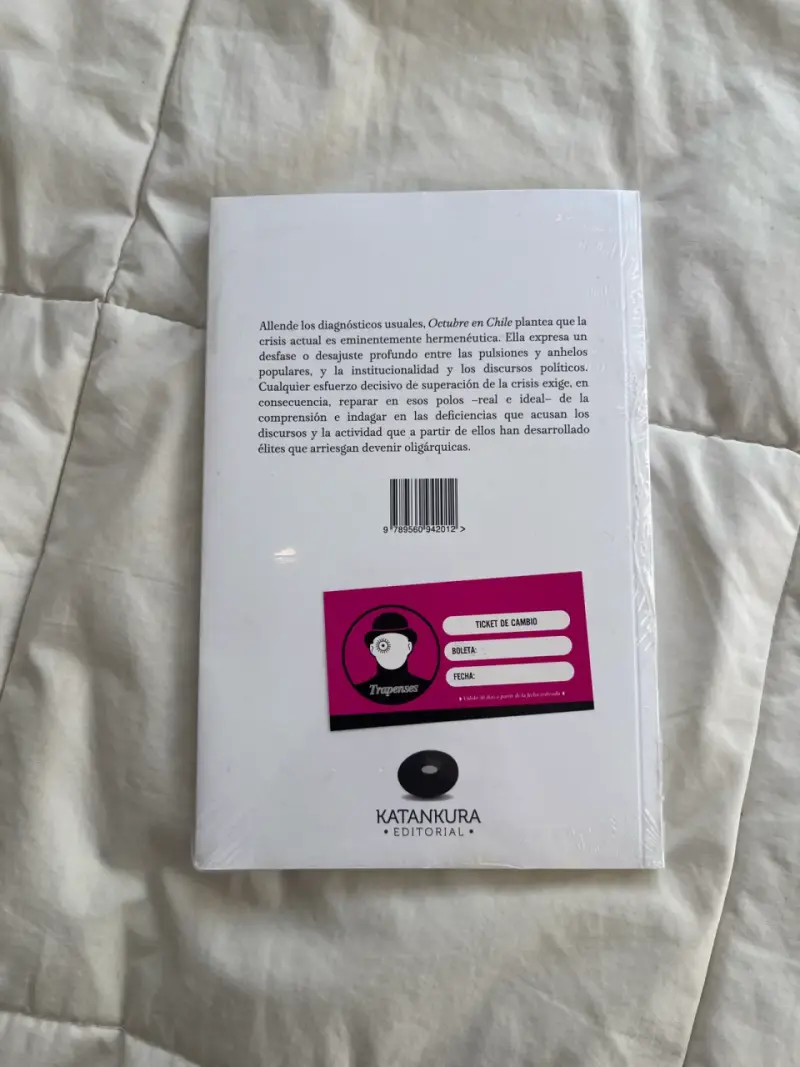 Libro 'Octubre en Chile' de Hugo E. Herrera - 2