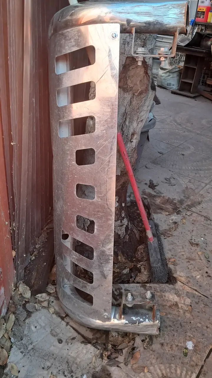 Parachoques delantero de acero inoxidable para camioneta - 4