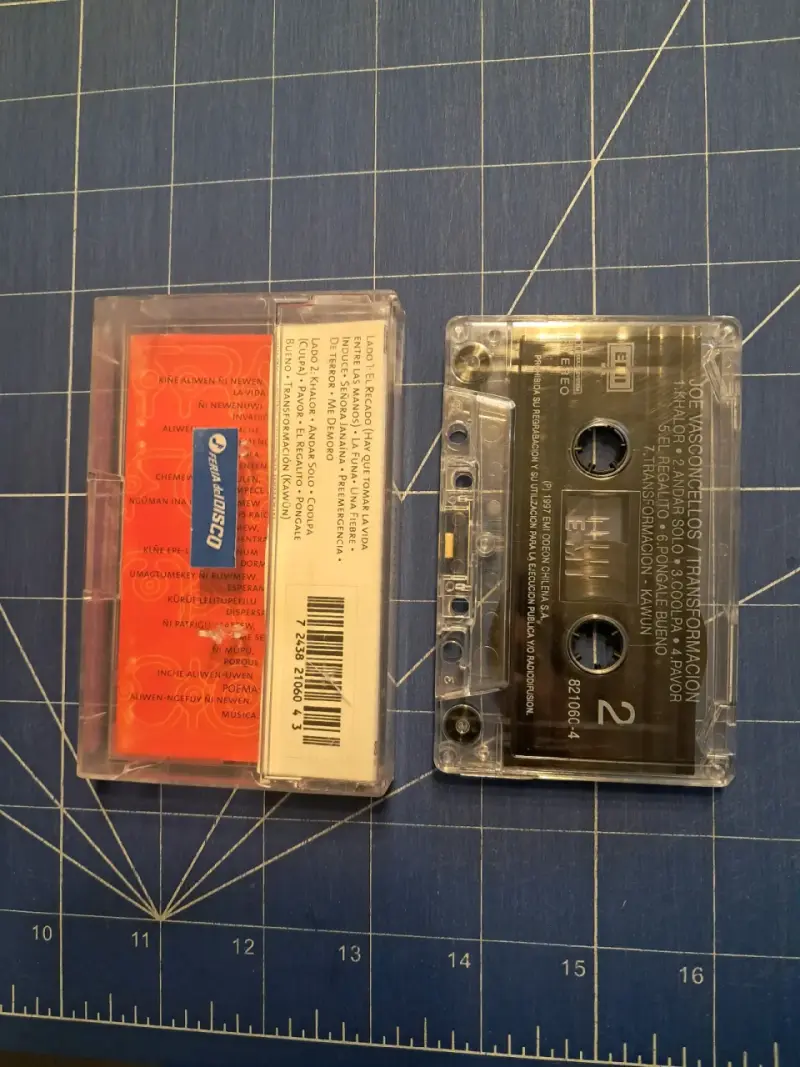 Cassette de música Joe Vasconcellos Transformación - 2