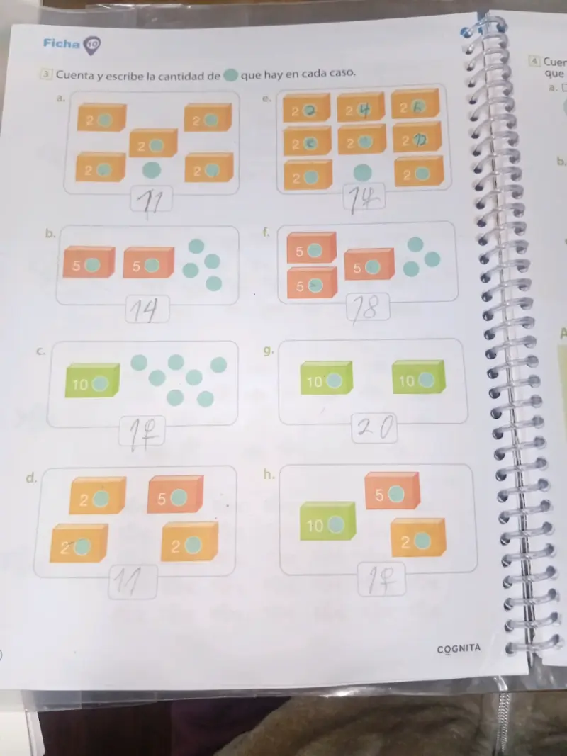 Libro 1ro básico de Matemáticas Santillana - 2