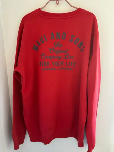 Polerón rojo Maui and Sons para hombre - miniatura 2