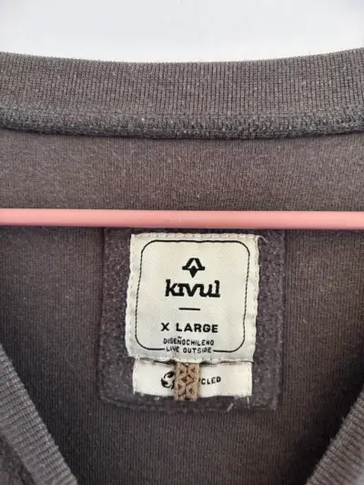 Polerón gris con botones Kivul talla XL - miniatura 3