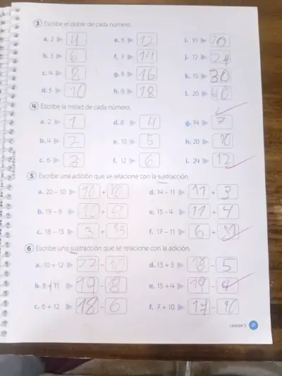 2° Básico cuaderno  matematicaActividades - miniatura 2
